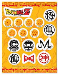 We want to respect the art who make that masterpiece for us. Amazon Com Dragon Ball Z Sticker Symbol Sticker Set Toys Games