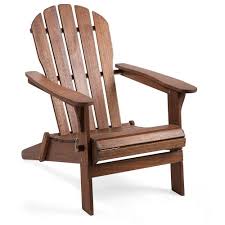 Fsc Certified Eucalyptus Wooden Outdoor Adirondack Chair Natural Stain Plow Hearth In 2020 Wooden Adirondack Chairs Cheap Dining Chairs Adirondack Chair