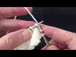 Row 1 k1, *k1 tbl, p1; How To Knit K1tbl And P1tbl Youtube
