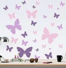 Butterfly Wall Decals For Girls Bedroom Girls Wall Stickers Butterfly Wall Decals Stick Wall Art