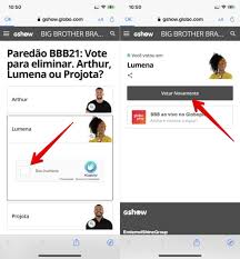 Sobre a prova do líder de hoje do bbb 2021, ainda não teve detalhes divulgados, visto que a equipe de produção mantem em segredo até pouco antes dela acontecer. Aplicativo Para Votar No Bbb Como Usar O Gshow Para Votar No Paredao Produtividade Techtudo