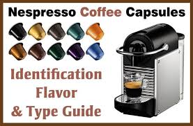 nespresso coffee capsules identification flavor color