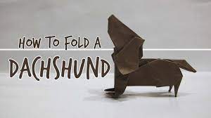 the spunky daschund pup and kids daschundforsaleph daschunddogs daschunddapple dackel hund dackel origami hund