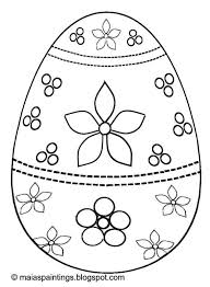 Easter Egg Coloring Page For Kids Egg Painting Model Easter Egg Coloring Pages Easter Coloring Book Coloring Easter Eggs