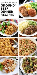 Favorite Quick Easy Ground Beef Dinner Recipes Beef Dinner Beef Recipes For Dinner Delicious Beef Recipe