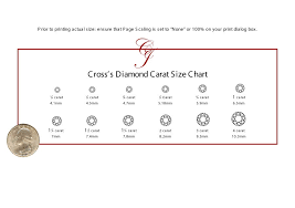 29 Printable Diamond Size Charts Diamond Color Charts