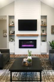 An interesting idea comes from bria hammel the shiplap accent wall created by amw design studio is super charming and we love everything about it. 53 Shiplap Fireplace Wall Design Ideas Sebring Design Build