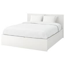Malm Cadre Lit Coffre Blanc 140x200 Cm Avec Images Lit Coffre Blanc Lit Coffre Cadre De Lit