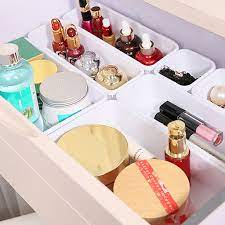 The best drawer organizers are stylish, functional, and well made. Set Of 22 Interlocking Desk Drawer Organizer Tray Dividers Plastic Shallow Narrow Drawers Organizers Separators Storage Bins Container For Kitchen Bathroom Makeup Office Vanity Bedroom Dresser White Home Kitchen Storage