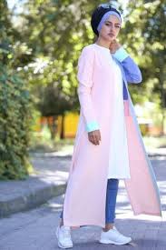 Tofisa 2 Parca Hirka Bone Kombin Mavi Pudra 02 0793 Musluman Modasi Giyim Kiyafet