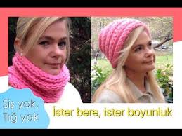Diy Orgu Boyunluk Amp Bere Nasil Yapilir How To Make Finger Knitting Youtube Bere Orgu Krose