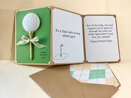 In addition to all these gift cards you can get for dad, gift card girlfriend has several more ideas on her blog. Father S Day Golf Card Fathers Day Cards Birthday Cards For Men Themed Cards