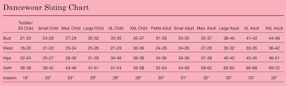 Sizing Charts