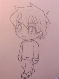 Anime Drawings Easy Cute In 2020 Anime Drawings Boy Chibi Drawings Easy Chibi Drawings