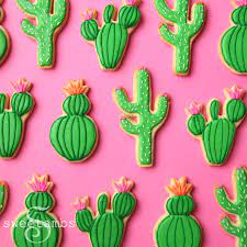 Whisk together ingredients in a bowl until smooth and glossy. Cactus Cookies Sweetambssweetambs