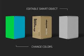Download Small Paper Box Mockup Set In Packaging Mockups On Yellow Images Creative Store Yellowimages Mockups