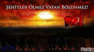 Is a turkish language nationalist slogan. Sehitler Olmez Vatan Bolunmez Picmix