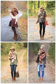How To Wear A Blanket Scarf Plaid Blanket Scarf Outfit Ideas Oversized Scarf Outfit Outfit Inspiration Fall Fall Winter Outfits How To Wear Scarves