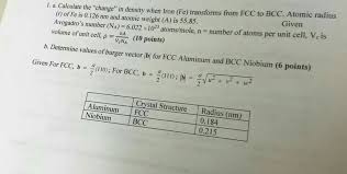 That's over 10,000 times smaller than a typical atomic radius) we could call the radius of an atom the average distance the electron is from the nucleus. Calculate The Change In Density When Iron Fe Chegg Com