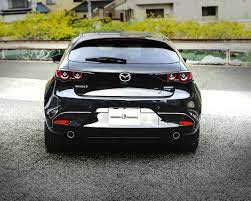 mazda3 リアバンパーガーニッシュ 鏡面仕上げ 2p マツダ3 bp系 fastback専用 高品質ステンレス製 マツダ3 ファストバック アクセサリー マツダ3 マツダ 鏡面仕上げ