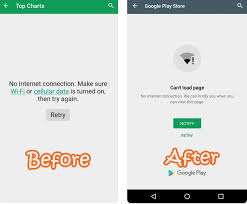 Google Testing New Offline Page Notification Feature For Play Store Goandroid Google Play Store Offline Internet Connections