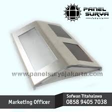Panel surya penerangan rumah dgn kontrol otomatis, pengisian solar surya pada siang hari, otomatis menyala pada malam hari, intalasi sederhana, aman cara kerja lampu dinding tenaga surya sensor gerak pir. Lampu Dinding Lampu Tangga Tenaga Surya 2 Led Stainless