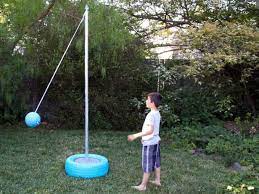 How To Make A Backyard Tetherball Set Tetherball Outdoor Backyard Outdoor Play Areas