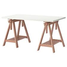 Kupit Linnmon Odvald Stol Belyj Pod Belenyj Dub Chernyj 150x75 Sm Po Vygodnoj Cene Ikea Ikea Linnmon Tisch Weiss Tischbock