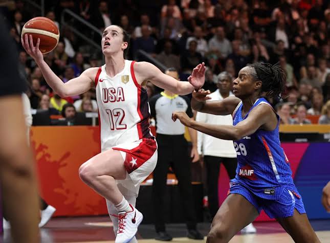 Caitlin Clark tops Team USA in this category as USA beat France for fifth straight World Cup gold - Yahoo Sports
