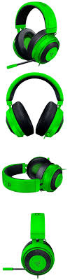 Razer Kraken Pro V2 Oval Ear Cushions Analog Gaming Headset Razer Kraken Pro V2 Analog Gaming Headset For Pc Xbox One Ps4 Green Oval Ps4 Or Xbox One Gaming Headset Xbox One