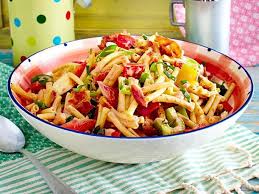 Bbq Pastasalat Rezept Lecker Rezept Pasta Salat Pastasalat Rezepte