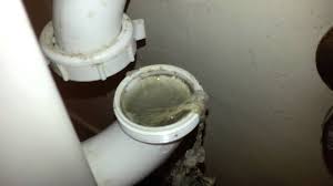 clogged sink drain trap pipe