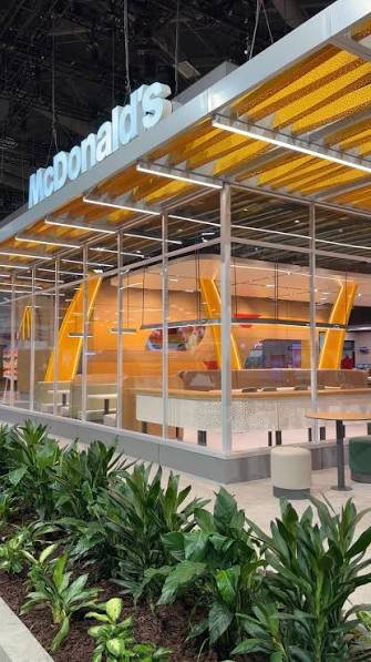 Checking out the new store design at McDonald's Worldwide 👀