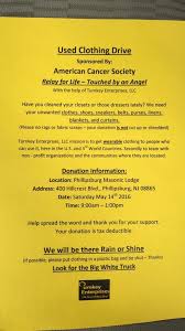 That act made charitable donations less likely to qualify as an itemized deduction by doubling the standard deduction. Touched By An Angel Relay For Life Of Phillipsburg Home Facebook