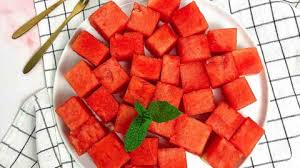 Knowing how to keep watermelon fresh using plastic wrap is very simple and done in minutes. How To Cut Watermelon Into Triangles Sticks Or Cubes My Diaspora Kitchen