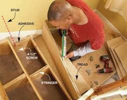 How To Repair Squeaky Stairs Stairs Repair Foyer Decorating Diy Stairs