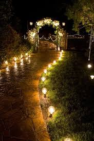 Lighted Pathway Wedding Lights Outdoor Outdoor Wedding