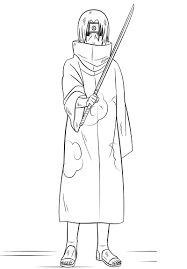 When he is clenching his fist and looking upwards, kids would be reminded of the famous scenes from the japanese manga series. Printable Uchiha Itachi Coloring Pages Anime Coloring Pages