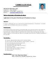 Be sure a cv is the right choice for you: General Cv Format 1