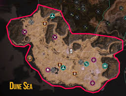 Map of arks and their contents. Dune Sea Map Rage 2 Rage 2 Guide Gamepressure Com