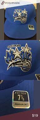 Men S Reebok Nba Orlando Magic Fitted Hat 7 7 8 Fitted Hats Reebok Orlando Magic
