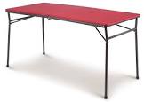 Likewise Portable Folding Resin Table with Handle  5-ft  Red FOR LIVING