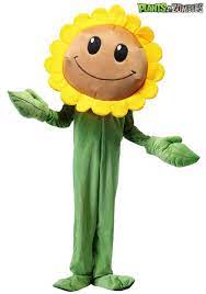 And when my mom and i listened to the theme song aljdk;f;da <3333 we don't want zombies on the lahaawn~ oh yeah~ eve <33. Plants Vs Zombies Sunflower Costume For Kids
