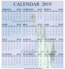 Calendar 2019 Usa Free Calendar Template Free Calendars To Print Calendar Template