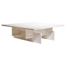 Marbelous Fit Table Minimalist Coffee Table In Travertine Marble In 2020 Minimalist Coffee Table Coffee Table Stone Coffee Table