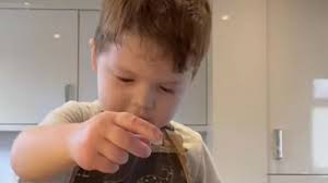 The adorable boy chef, 3, whose TikTok cooking tutorials are watched by  millions