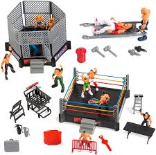 Trova una vasta selezione di ring wrestling a prezzi vantaggiosi su ebay. Amazon Com Toyvelt 32 Piece Wrestling Toys For Kids Wrestler Warriors Toys With Ring Realistic Accessories Fun Miniature Fighting Action Figures Includes 2 Rings Great Gift For Boys And Girls
