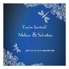 White Lace On Royal Blue Dragonflies Wedding Invitation Zazzle Com Dragonfly Wedding Wedding Cards Vintage Wedding Invitations