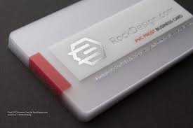 Our plastic business cards make a lasting impression. Frost Pvc Business Cards