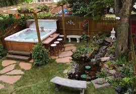 How To Clean A Hot Tub Hot Tub Backyard Hot Tub Landscaping Hot Tub Patio
